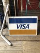 画像8: Vintage VISA Credit Card Store Display Hanging Sign w/Wall Bracket  (R079) (8)