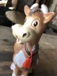 画像10: 70s Vintage Kiddie Products The First Years Red Bell Cow Rubber Squeak Doll (R125)  (10)