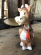 画像3: 70s Vintage Kiddie Products The First Years Red Bell Cow Rubber Squeak Doll (R125)  (3)