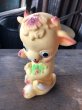 画像3: 60s Vintage Ledraplastic Cow Rubber Squeaky Doll (R126)  (3)