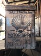 画像10: 20s Vintage Shell Motor Spirit Rising Sun Wooden Box (R136) (10)