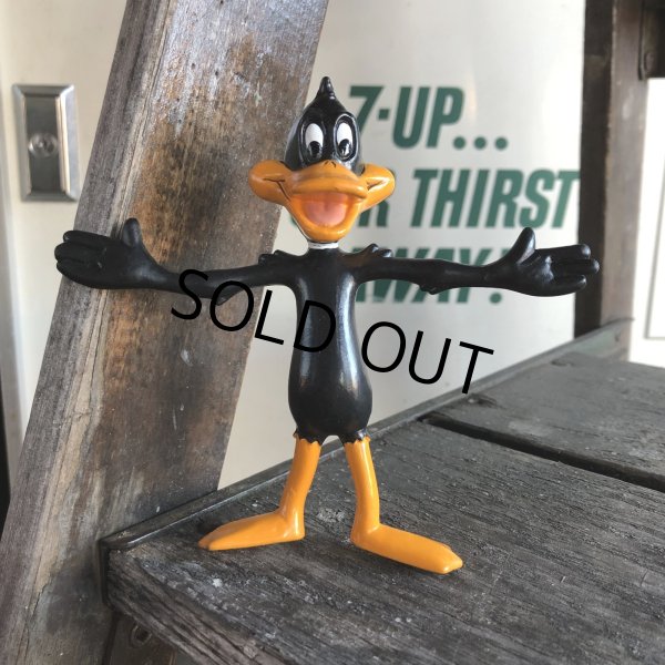 画像1: 80s Vintage WB Daffy Duck Bendy Figure (R152)  (1)