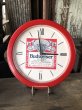 画像1: Vintage Budweiser Quartz Clock (B183)  (1)