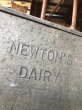 画像8: Vintage Galvanized Metal Dairy Milk Box NEWTON'S (R188)  (8)