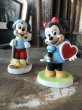 画像8: 70s Vintage Ceramic Figurine Minnie Mouse Heart (R197)  (8)