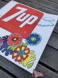 画像5: Vintage 7UP x Peter Max Cardboard Store Sign (R208) (5)