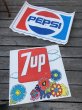 画像16: Vintage 7UP x Peter Max Cardboard Store Sign (R208) (16)