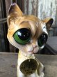 画像9: 60s GIG Vintage Big Eye Kitty Cat Ceramic Statue (R226) (9)