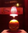 画像14: Vintage Mid-Century Hippie Smiley Happy Face Ceramic Table Lamp (R233) (14)