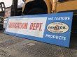 画像12: 【店舗引き取り限定】 Vintage Pennzoil Oil Safe Lubrication Huge Store Display Sign (R238) (12)