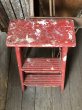 画像7: Vintage Wooden Ladder Step Stool (R239) (7)