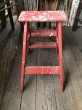 画像3: Vintage Wooden Ladder Step Stool (R239) (3)