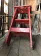 画像6: Vintage Wooden Ladder Step Stool (R239) (6)