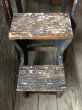 画像14: Antique Wooden Ladder Step Stool (R240) (14)