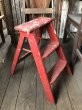 画像2: Vintage Wooden Ladder Step Stool (R239) (2)