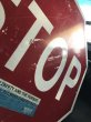 画像8: Vintage Road Street Sign STOP (R270) (8)