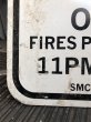 画像4: Vintage Road Street Sign FIRE IN FIRE RINGS ONLY (R260) (4)