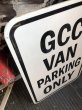 画像2: Vintage Road Street Sign GCC VAN PARKING ONLY (R266) (2)