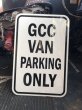 画像1: Vintage Road Street Sign GCC VAN PARKING ONLY (R266) (1)