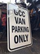 画像4: Vintage Road Street Sign GCC VAN PARKING ONLY (R266) (4)