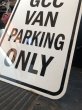 画像3: Vintage Road Street Sign GCC VAN PARKING ONLY (R266) (3)