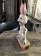 画像3: 60s 70s Vintage WB Looney Tunes Bugs Bunny Ceramic Figure (T535) (3)