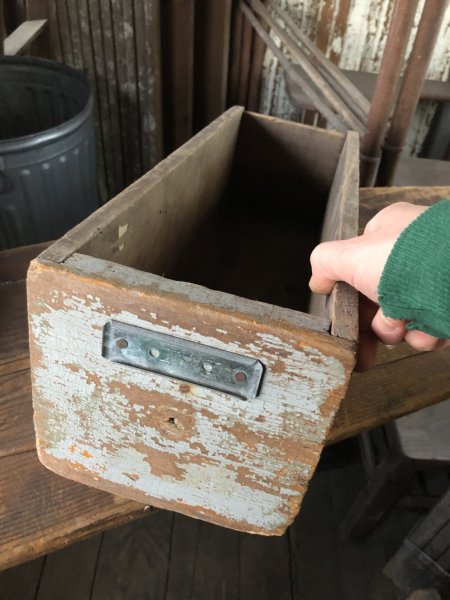 画像1: Vintage Primitive Cabinet Drawers (R293) (1)