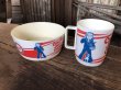 画像6: 80s Vintage Cracker Jack Cereal Bowl & Mug Cup SET (R297) (6)