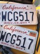 画像2: Original USA California License Plate 8WCG517 SET (R315) (2)