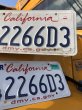 画像2: Original USA California License Plate 42266D3 SET (R312) (2)