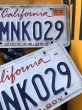 画像2: Original USA California License Plate 8MNK029 SET (R314) (2)