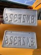 画像3: Original USA California License Plate 8KZF326 SET (R307) (3)