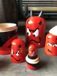 画像11: Red Devil Matryoshka Wooden Figurines (R326)  (11)