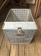 画像2: Vintage USA Industrial Metal Wire # Locker Basket GB-490 (R329) (2)