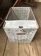 画像2: Vintage USA Industrial Metal Wire # Locker Basket GB-243 (R328) (2)