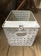 画像2: Vintage USA Industrial Metal Wire # Locker Basket GB-274 (R334) (2)