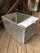 画像9: Vintage USA Industrial Metal Wire # Locker Basket GB-86 (R336) (9)