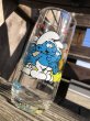 画像2: 80s Vintage Hardee's Smurf Glass SMURFETTE (R340) (2)