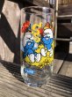 画像2: 80s Vintage Hardee's Smurf Glass HARMONY SMURF (R341) (2)