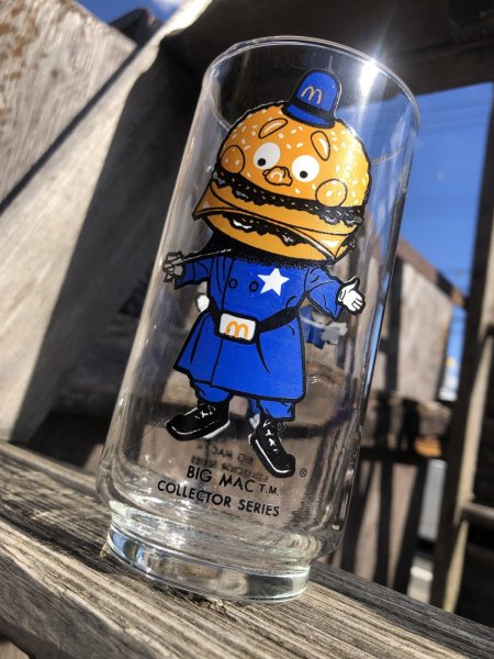 画像1: 70s Vintage Glass McDonaland Collector Series Big Mac (R369) (1)