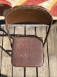 画像2: Vintage USA Metal Folding Chair Packer7 (B384) (2)