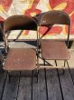 画像15: Vintage USA Metal Folding Chair Packer7 (B384) (15)