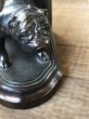 画像7: Vintage Metal Bulldog Bookend Statue (R386) (7)