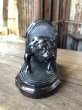 画像1: Vintage Metal Bulldog Bookend Statue (R386) (1)