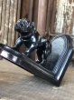 画像11: Vintage Metal Bulldog Bookend Statue (R386) (11)