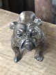 画像13: Vintage Bulldog Metal Paper Weight Statue (R387) (13)