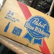 画像5: Vintage Pabst Blue Ribbon Beer 24 Bottle Box (R392) (5)