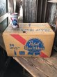 画像1: Vintage Pabst Blue Ribbon Beer 24 Bottle Box (R392) (1)