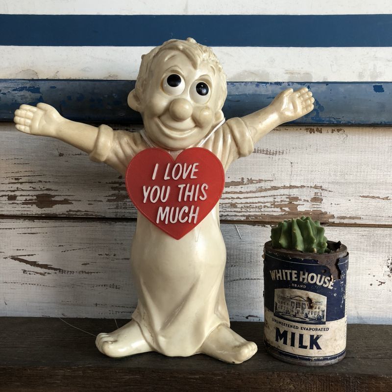 Vintage Message Doll Big Size I LOVE YOU THIS MUCH (J774 ...
