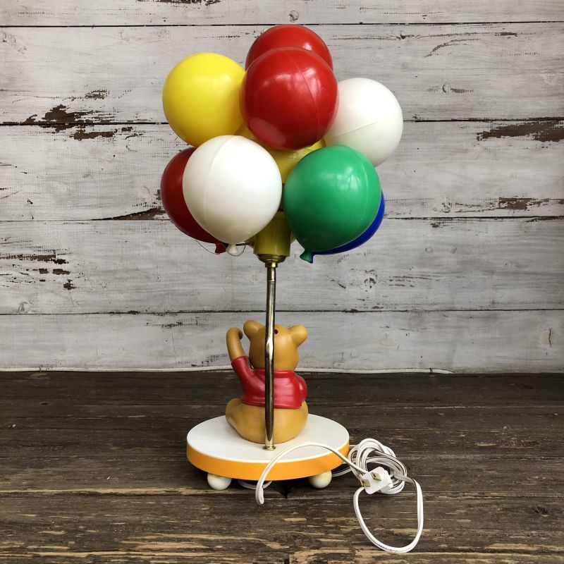 80s Vintage Sears Winnie the Pooh Balloons Lamp (S304) - 2000toys 